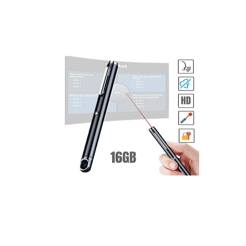 Laser Pointer Pen Voice Recorder Building 16GB