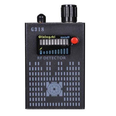 Handheld camera detector anti-spy device