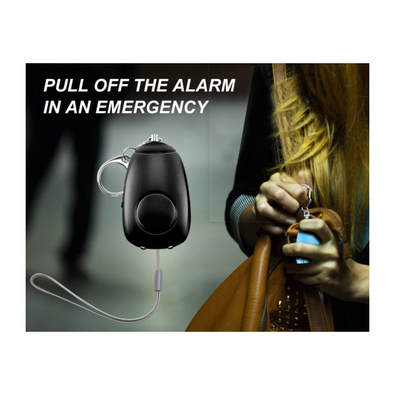 130db Rechargeable Personal Alarm with Keychain