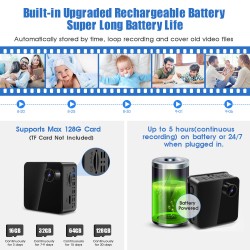 Live streaming 1080P mini spy hidden camera