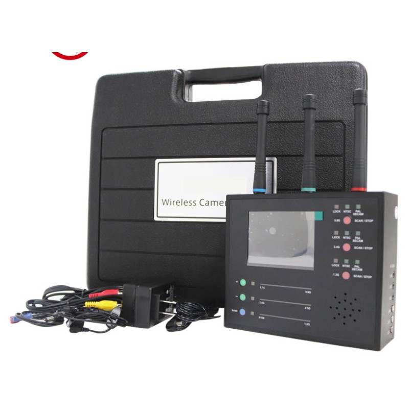 Mikrospionkameradetektor RF-signaldetektor Fuldbåndsvideoscanner