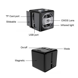 HD 1080P Support DV Camera Night Vision Mini Cam