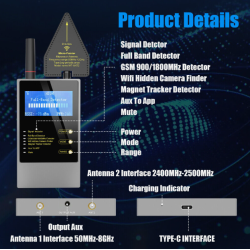 RF Signal Detector Strong Magnetic