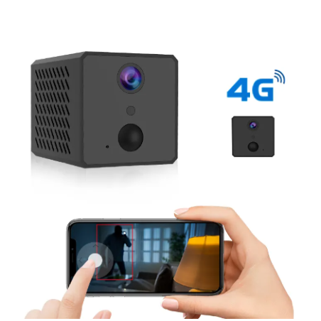 4G Mini battery camera Low power Two way talk PIR detection