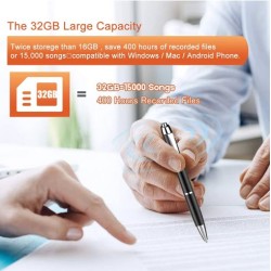 Aomago Custom Portable Pen Type Recording 32GB