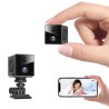 4G PIR human body detection low power WIFI mini cube camera