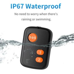 Personal mini emergency button GPS tracker 4G SOS alert