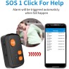 Personal mini emergency button GPS tracker 4G SOS alert