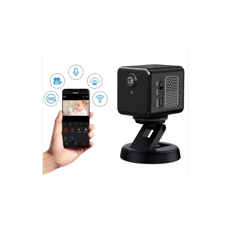 360 Degree Camera 2K WiFi Mini PTZ Camera with AI Auto Tracking