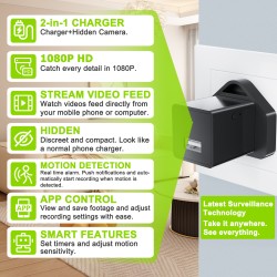 Power plug WIFI remote mini camera