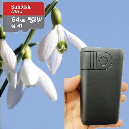 Long Standby WiFi Audio Recorder Black
