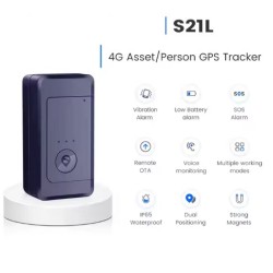 4G Asset Tracking GPS Tracker With 3000mAh Rechargeable Battery Ring-og lyt...