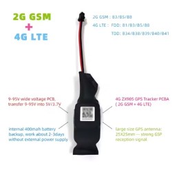 Mini DC 9V-95V Real-Time Tracking 4G GPS Tracker
