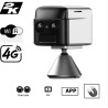 Dual Lens Waterproof 6X Zoom Wireless WIFI 4G SIM Card LTE CCTV Network Camera Night Vision