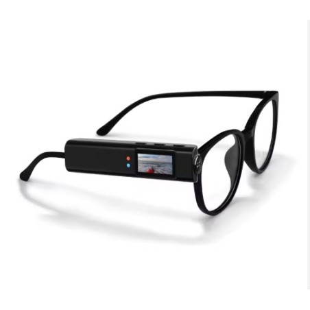 2.7K 110 ° Shooting Video S110 FPV Glasses Camera Cliped Onto Glasses 12MP WIFI Video Glasses