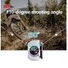 2.7K 110 ° Shooting Video S110 FPV Glasses Camera Cliped Onto Glasses 12MP WIFI Video Glasses