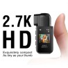 Body Camera Recorder S80 High 2.7K HD Recording 180° Rotating Body Clip Sport Action Camera